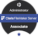 Claris FileMaker Server Administrator Associate Certification Logo